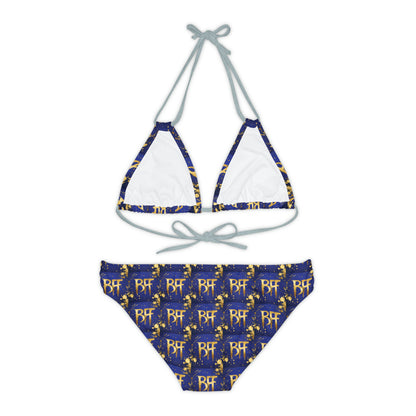 Strappy Bikini Set (AOP) - Beach Fun Forever