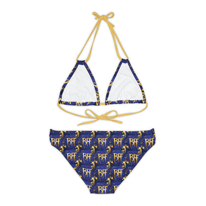 Strappy Bikini Set (AOP) - Beach Fun Forever