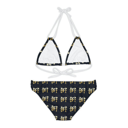 Strappy Bikini Set (AOP) - Beach Fun Forever