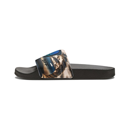 Men's PU Slide Sandals - Beach Fun Forever