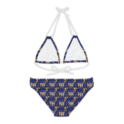 Strappy Bikini Set (AOP) - Beach Fun Forever