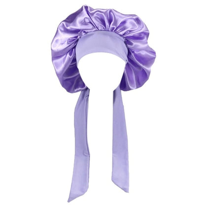 Women Satin Sleeping / Shower Cap - Beach Fun Forever