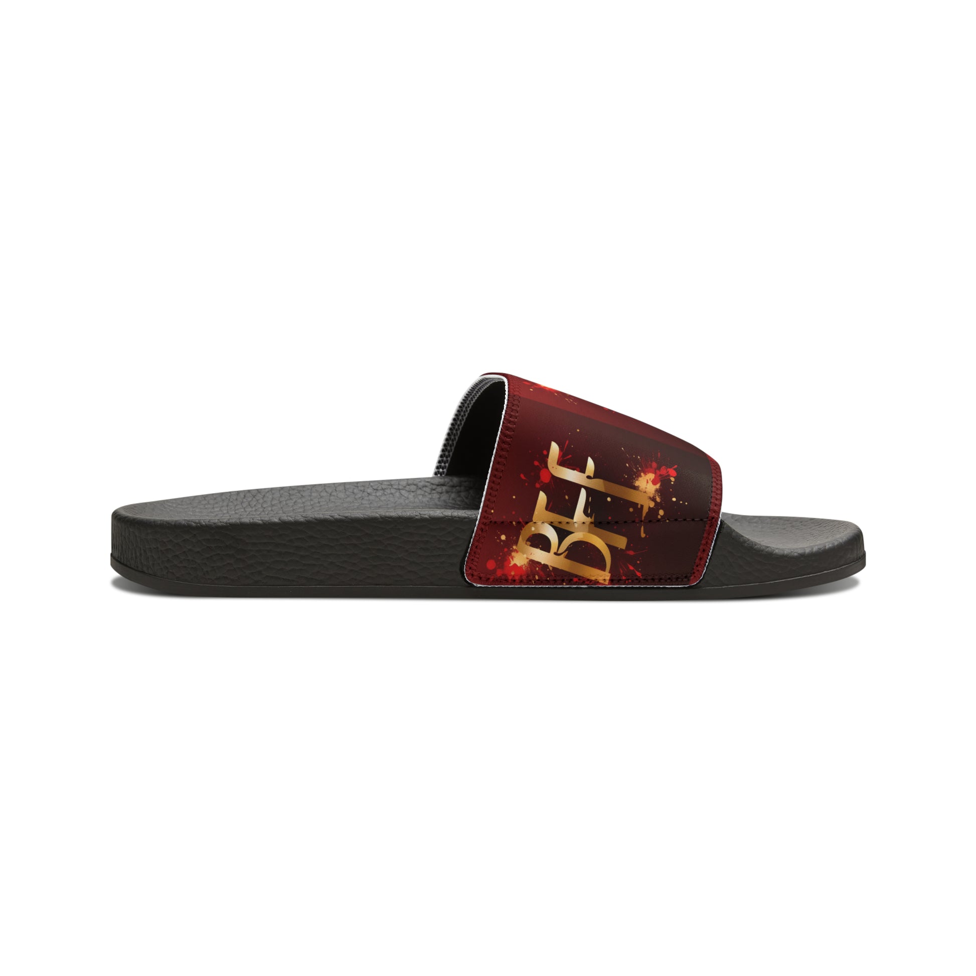 Men's PU Slide Sandals - Beach Fun Forever