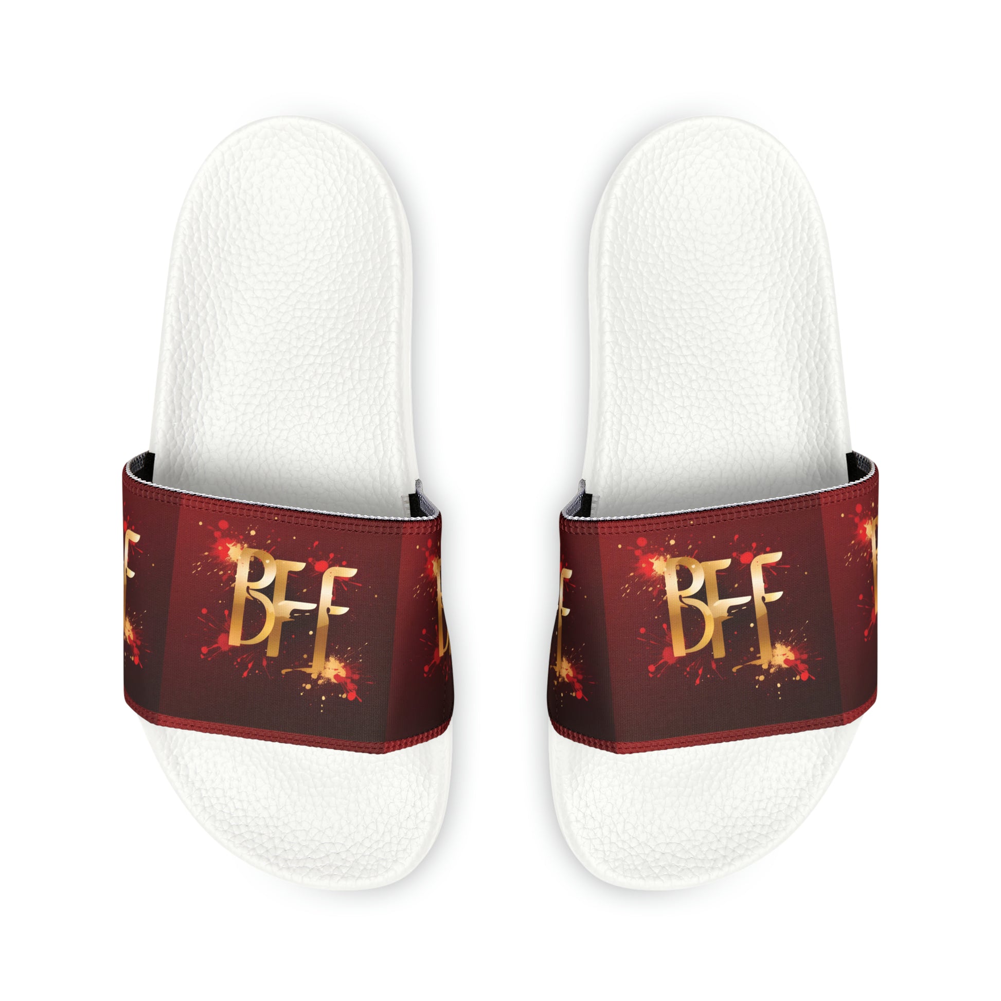 Men's PU Slide Sandals - Beach Fun Forever