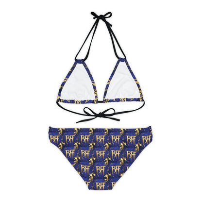 Strappy Bikini Set (AOP) - Beach Fun Forever