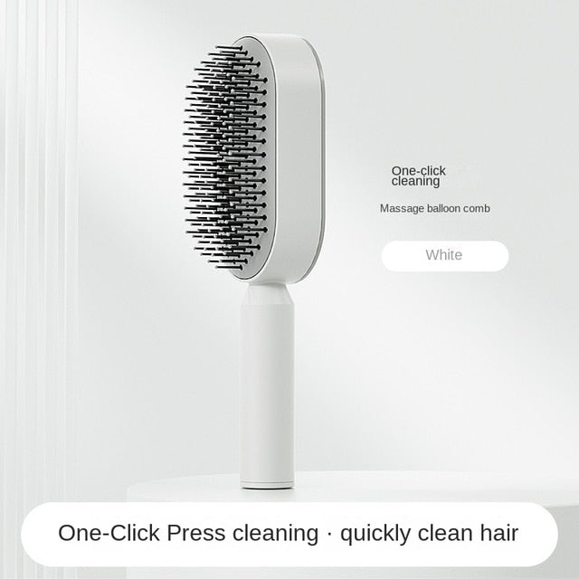 Self Cleaning Hair Brush - Beach Fun Forever