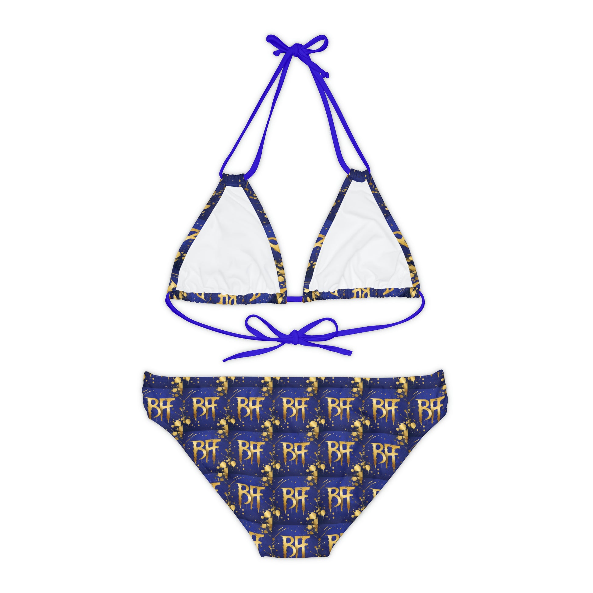 Strappy Bikini Set (AOP) - Beach Fun Forever