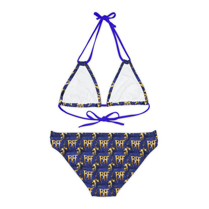 Strappy Bikini Set (AOP) - Beach Fun Forever