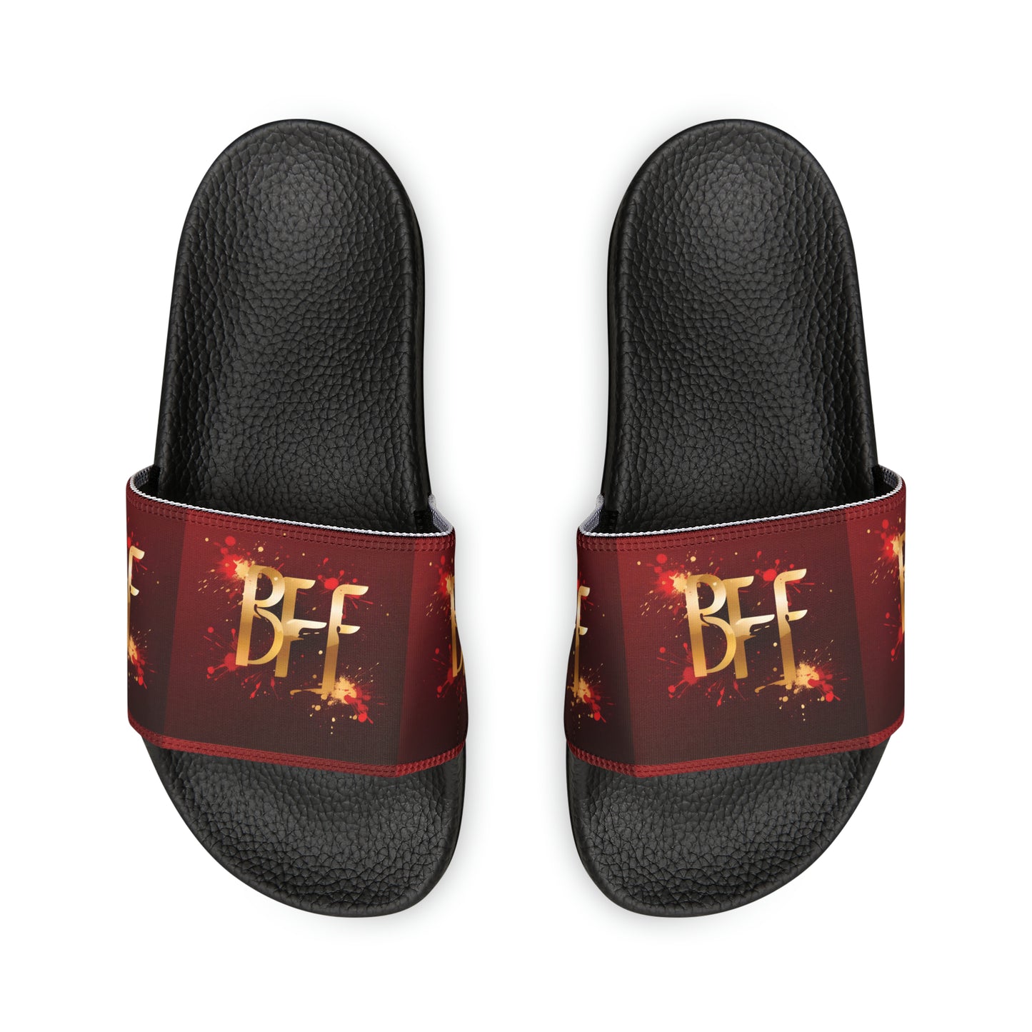 Men's PU Slide Sandals - Beach Fun Forever