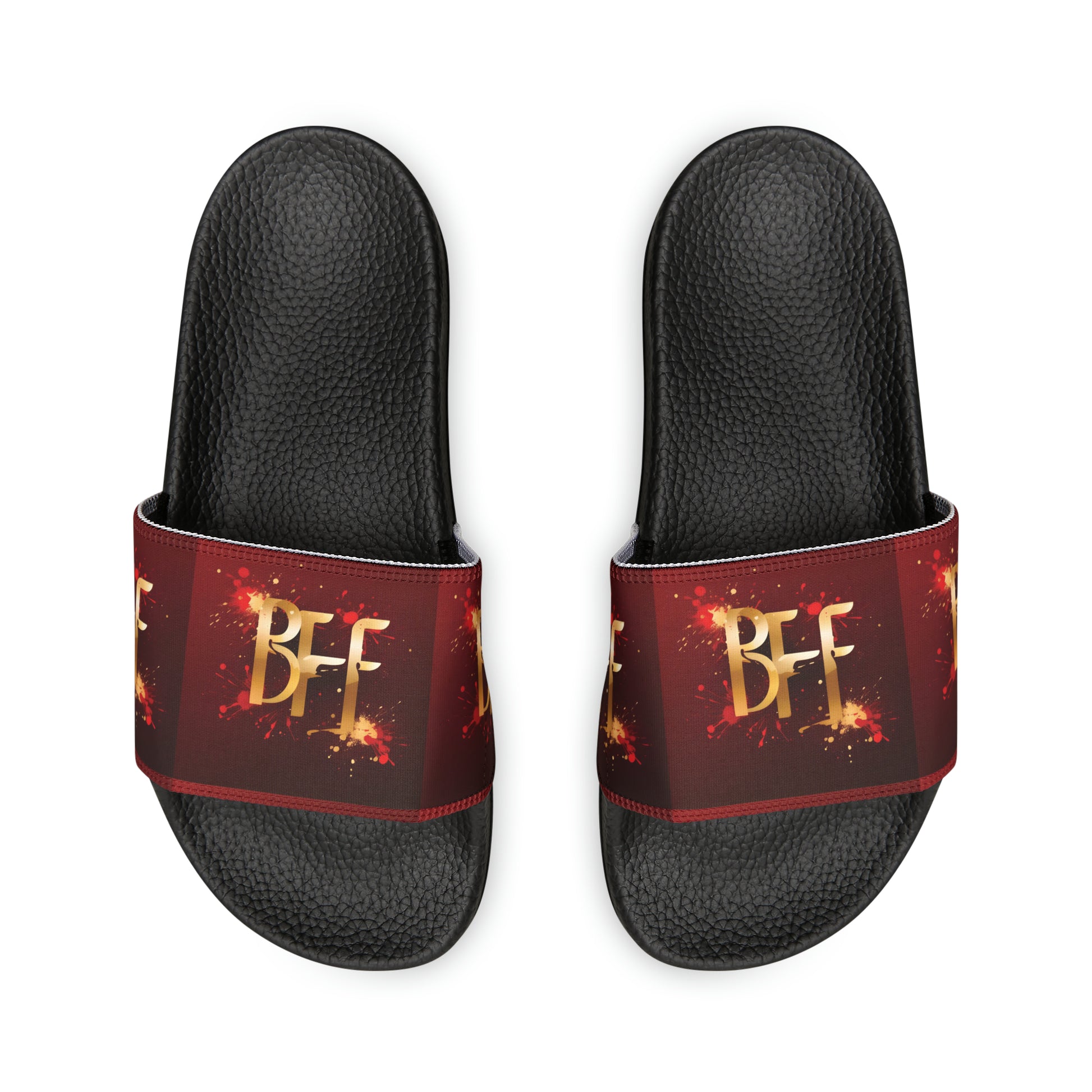 Men's PU Slide Sandals - Beach Fun Forever