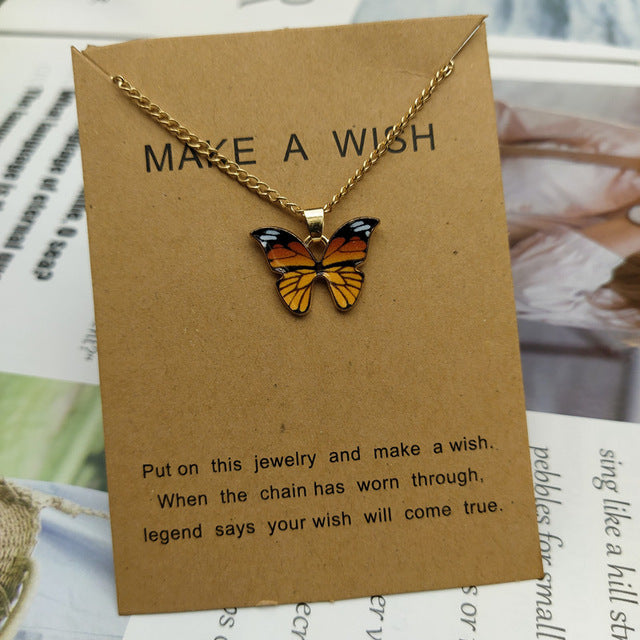 Butterfly Pendant Necklace - Beach Fun Forever