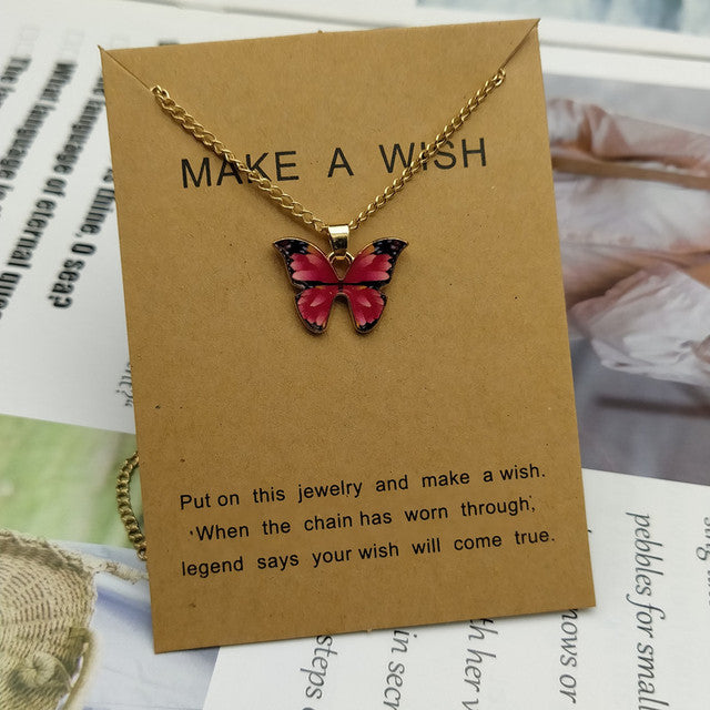 Butterfly Pendant Necklace - Beach Fun Forever