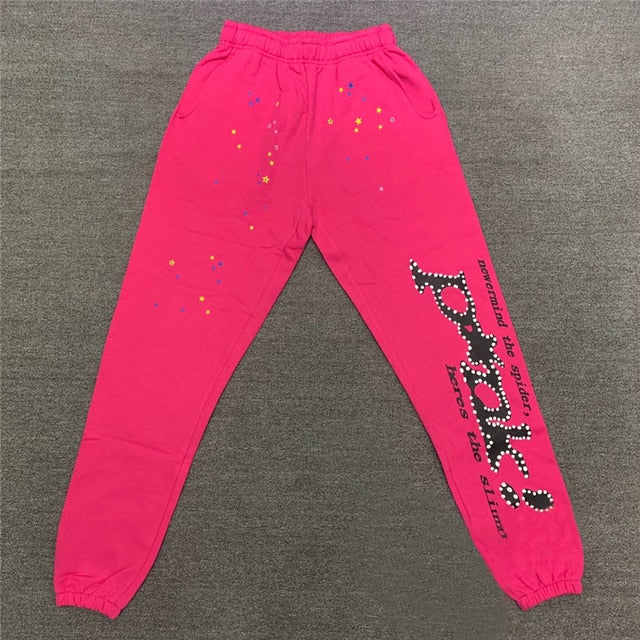 Spider Web Print Pants & Hoodies - Beach Fun Forever