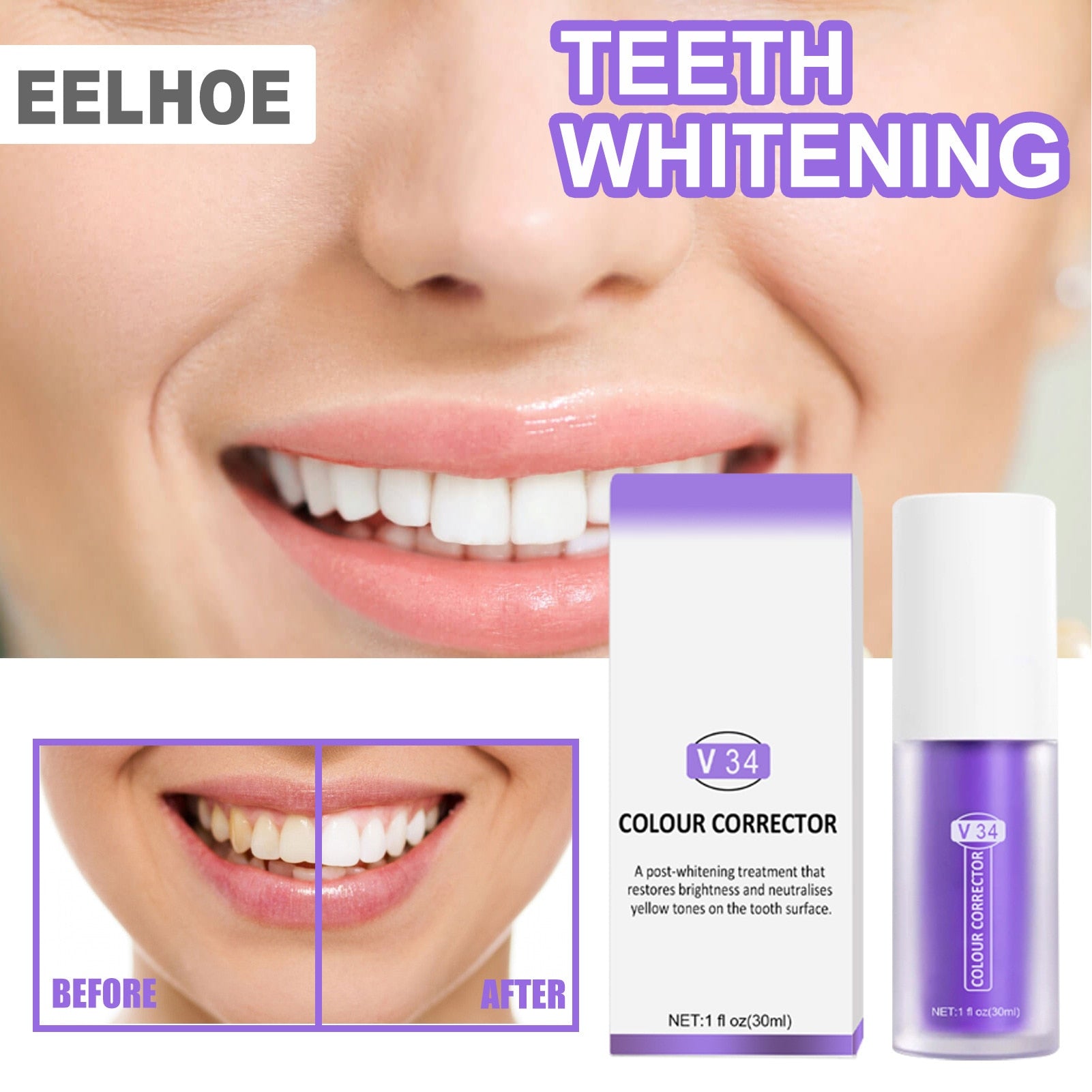 Teeth Intensive Whitening Toothpaste - Beach Fun Forever