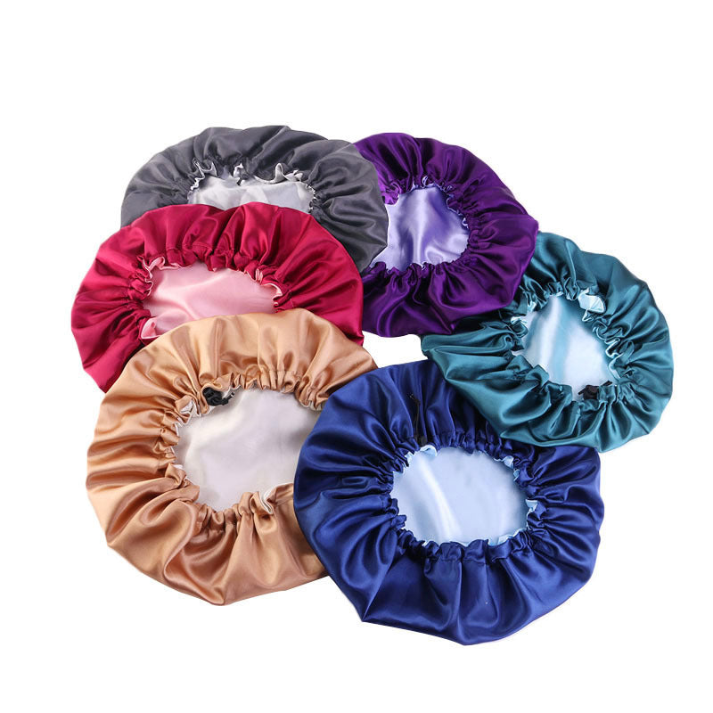 Reversible Satin Hair Caps - Beach Fun Forever