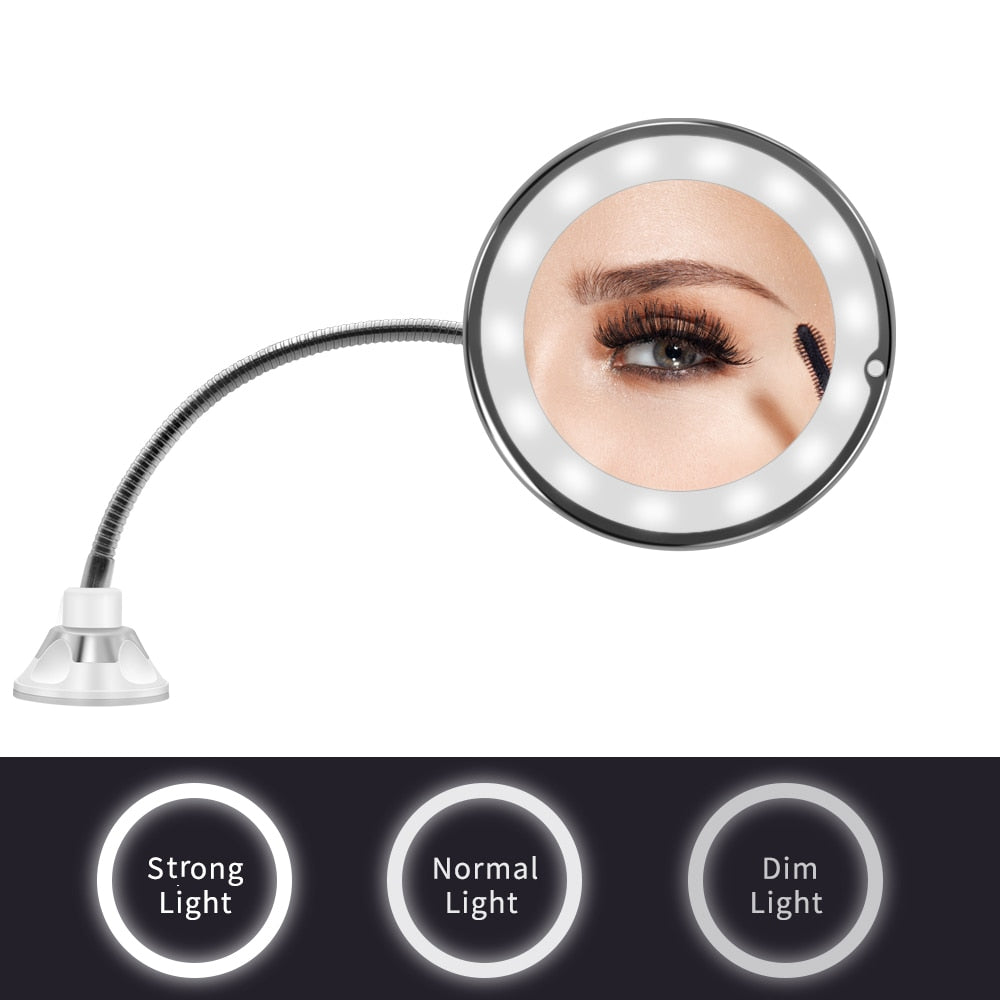 LED Lighted Makeup Mirror - Beach Fun Forever