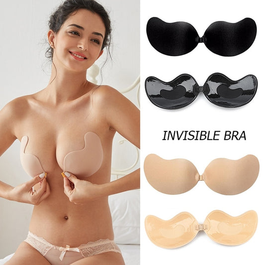 Self Adhesive Strapless Bra - Beach Fun Forever