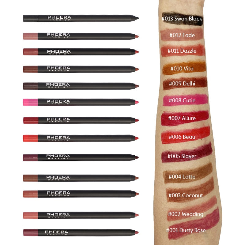 13 Colors Lipliner Pencil - Beach Fun Forever