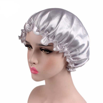 Reversible Satin Hair Caps - Beach Fun Forever