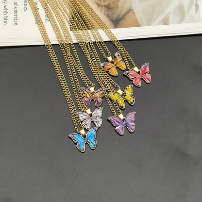 Butterfly Pendant Necklace - Beach Fun Forever