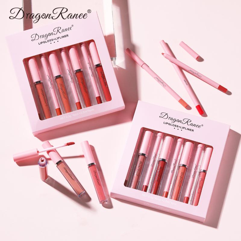 4pcs Lip Gloss Lip Liner Pen Set - Beach Fun Forever