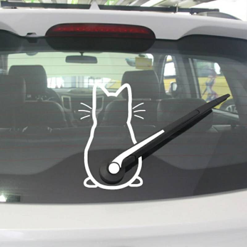 Cat Car Stickers - Beach Fun Forever