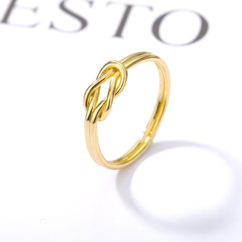 Knot Infinity Rings For Women - Beach Fun Forever