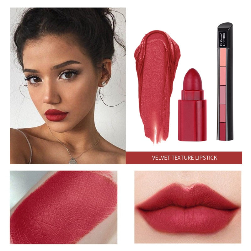 Matte Velvet Non-stick Cup Lipstick - Beach Fun Forever