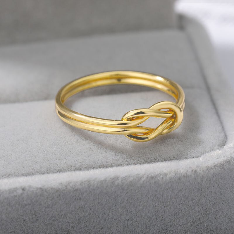 Knot Infinity Rings For Women - Beach Fun Forever