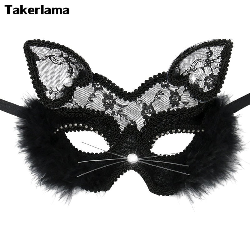 Lace Cats Eye Mask - Beach Fun Forever