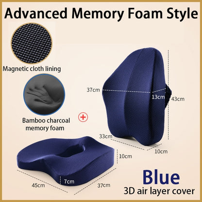 Orthopedic Pillow Memory Foam Seat Set - Beach Fun Forever