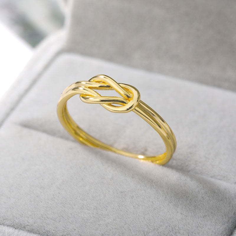 Knot Infinity Rings For Women - Beach Fun Forever