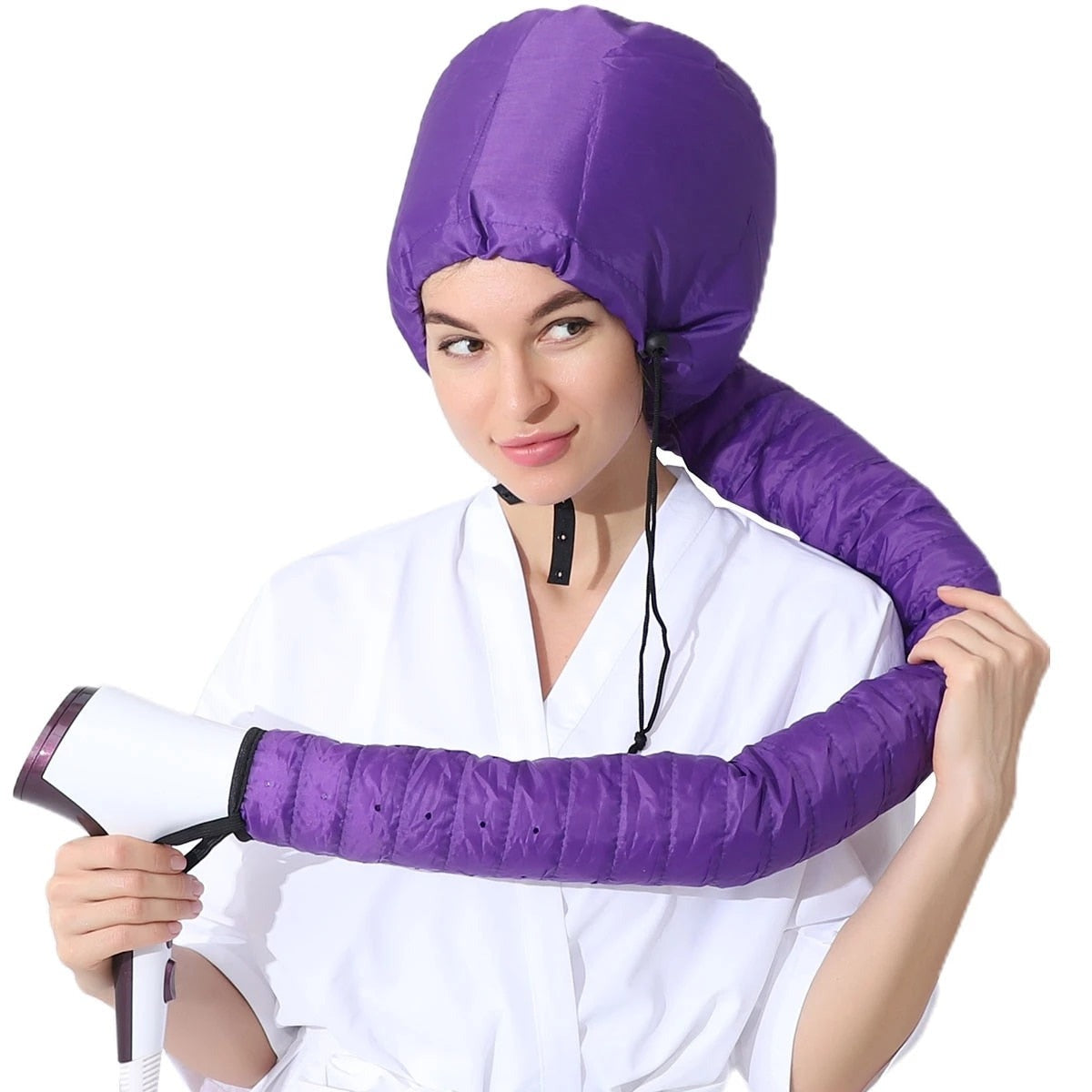 Portable Hair Perm Warm Air Dryer Cap - Beach Fun Forever