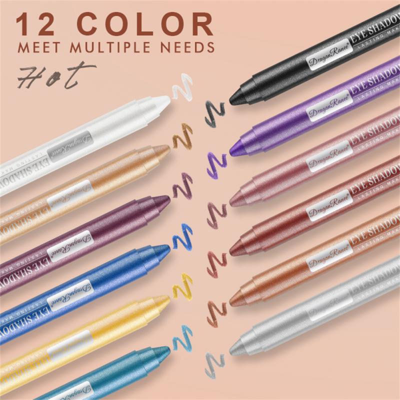 12 Colors Eyeshadow Pencil Set - Beach Fun Forever