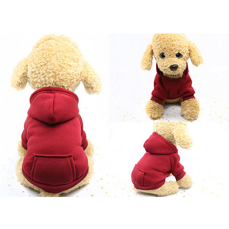 Soft Fleece Pet Dog Hoodie - Beach Fun Forever