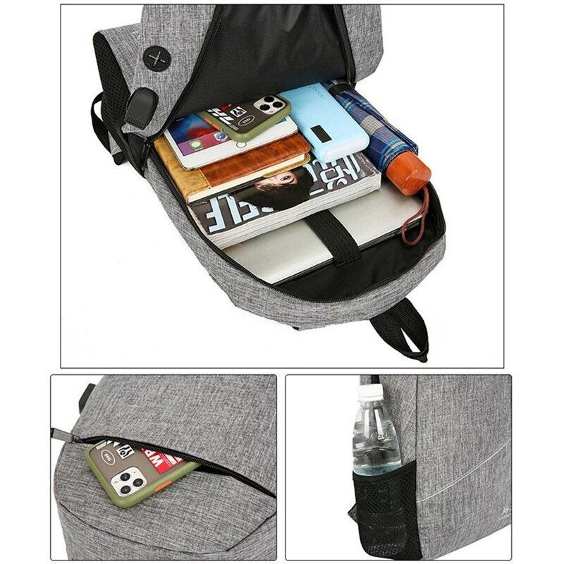 USB Charging Backpack - Beach Fun Forever