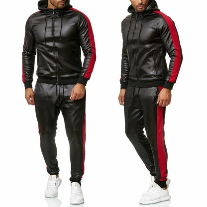 Sweat Suit Hooded Jacket Pants Set - Beach Fun Forever